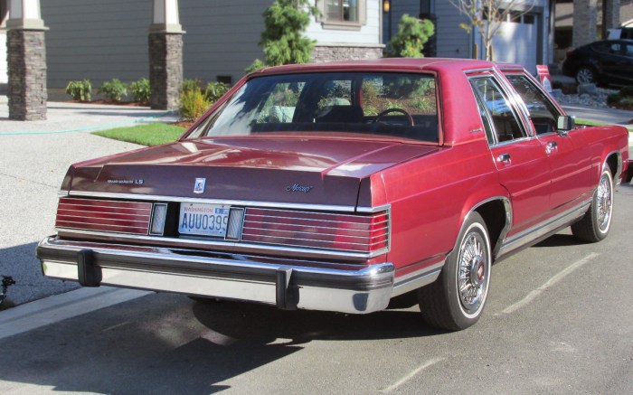 1985 Mercury Grand Marquis: A Classic American Sedan