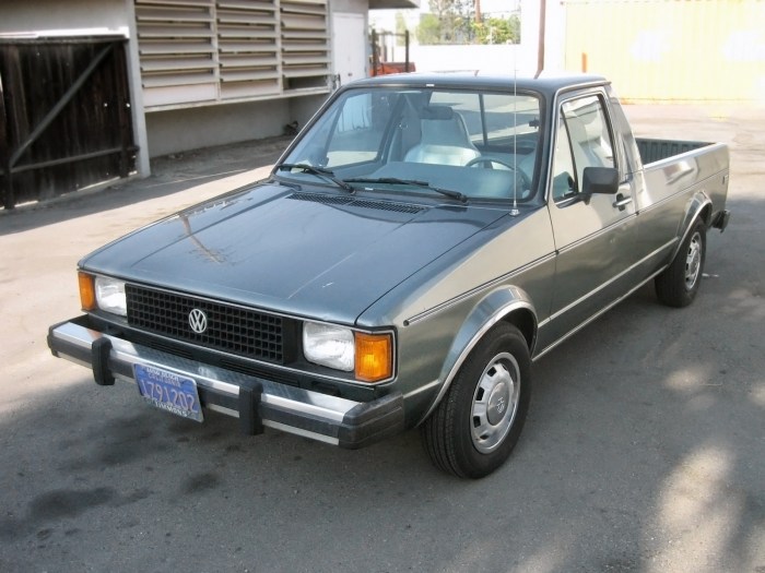 1981 caddy vw pick tdi pickup volkswagen rabbit ca grover beach truck sale lx 1997