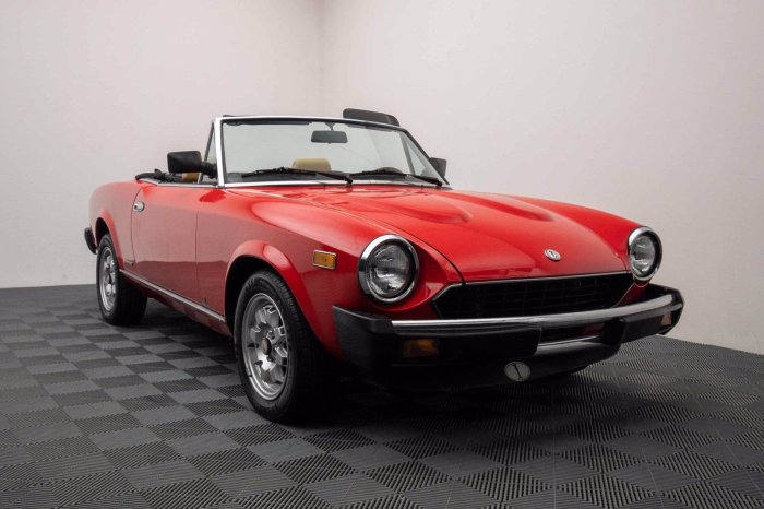 Fiat spider 1983 sale car classic nice cars insurance inspection financing transport goodyear arizona