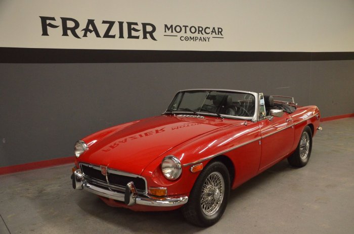 Mgb 1976 outlaw bumpers upgraded reconfigured frazier