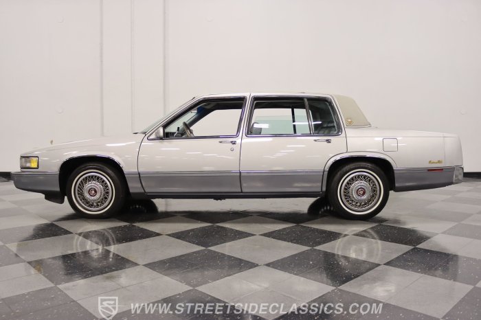 Cadillac 1990 deville sedan white fwd automatic