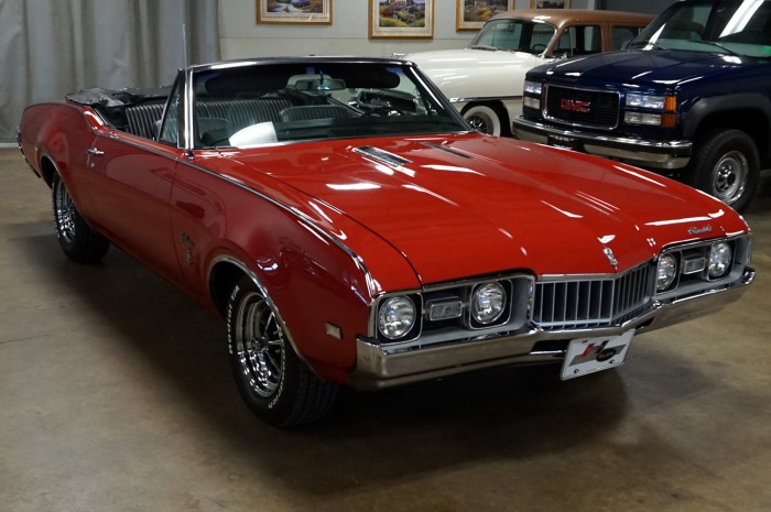 Cutlass oldsmobile 1968 convertible red miles available now back sale classic listing search 1147