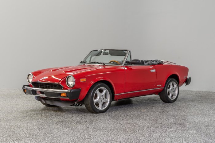 Pininfarina fiat spider 1983 azzura sale