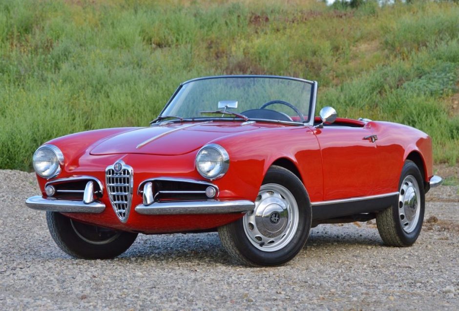 Romeo alfa spider 1957 giulietta reserve bat