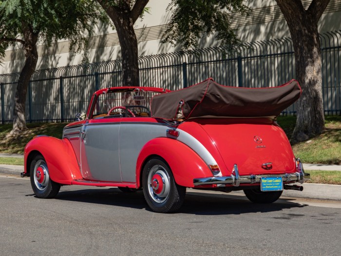 Benz 220b 1952 cabriolet mercedes car beverly hills club welcome