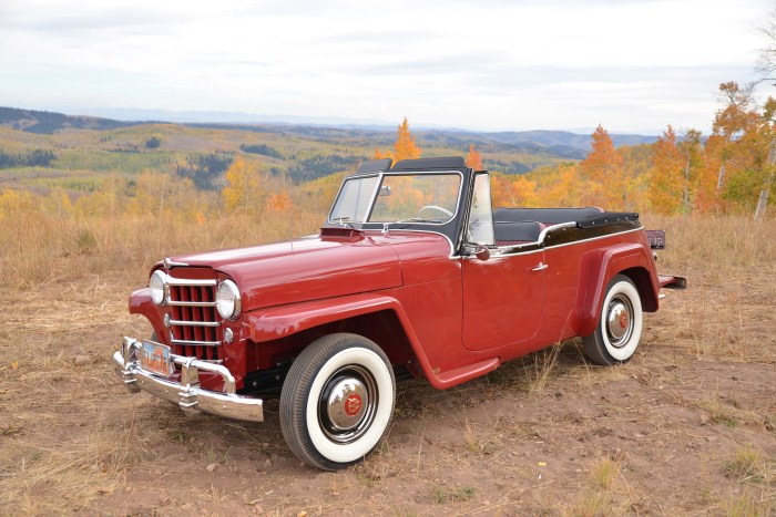 Jeepster willys 1951 classic dealer winner aaca hurricane styling suv previous cool