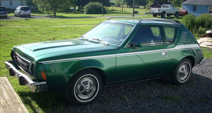 Gremlin 1977 amc hatchback cars old parked july