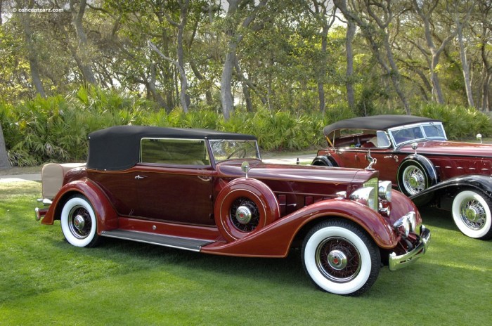 1933 packard eight limo