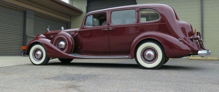 1937 packard six sedan cars gaa touring passenger