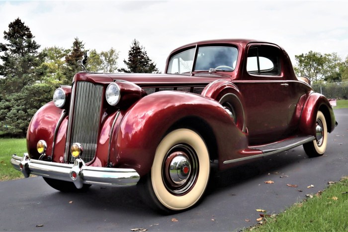 Super packard coupe 1938 eight roadster