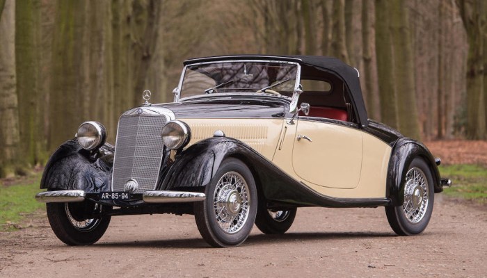 1939 Mercedes-Benz Roadster: A Glimpse into Automotive History