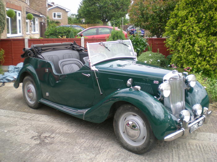 Mg yt 1949 tourer owned passenger collector series