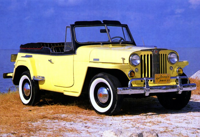 Willys jeepster 1950 overland sale bat