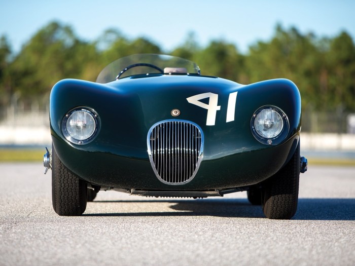 Jaguar type mans le 1952 car aero