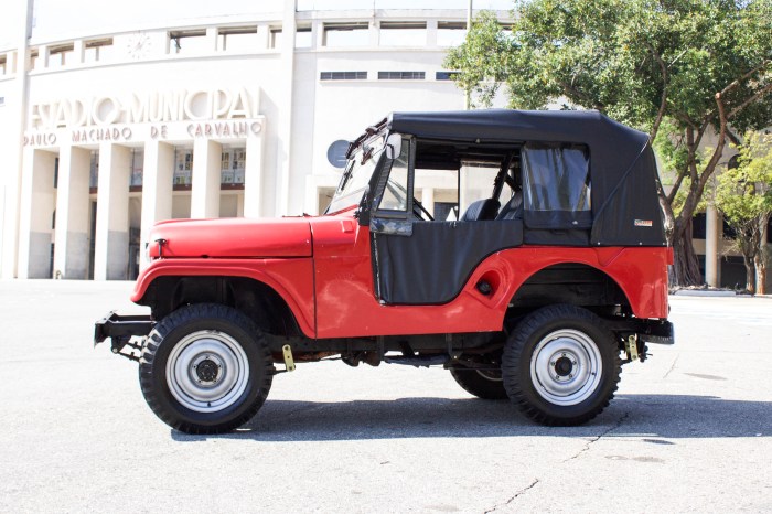 Willys jeep 1957 pickup green screen full engine fl0119