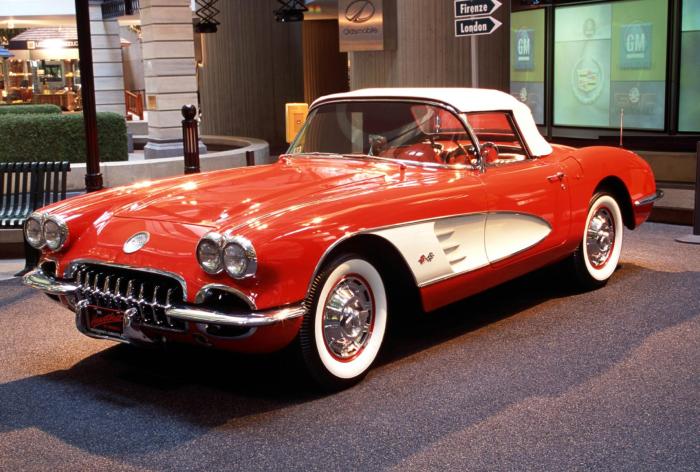 Corvette 1960 chevrolet c1 chevy convertible cars car corvettes gm 1953 classic 1961 1958 year top wallpapers wallpaper 1950s red