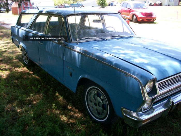 Amc wagon rambler station 1965 ambassador american motors cross country corp