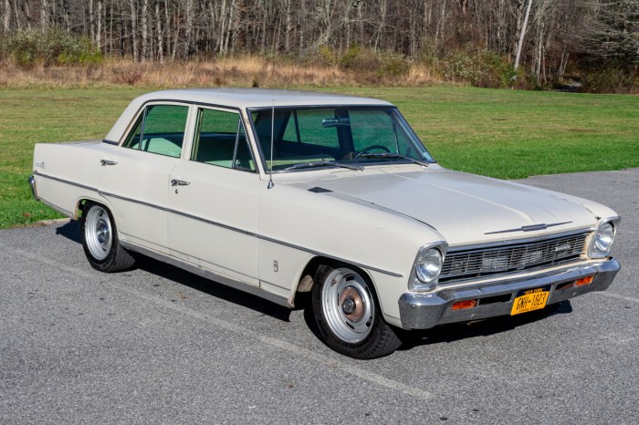 Nova 1966 chevy chevrolet ii sedan vortec powered sale bat