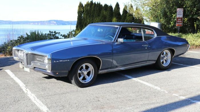 Lemans 1969 pontiac sale car vernon washington mount cc classiccars classic