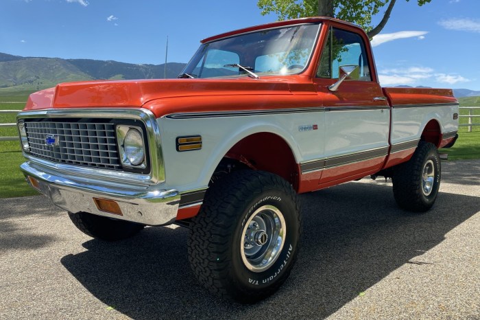 1972 chevrolet cheyenne truck step side maple