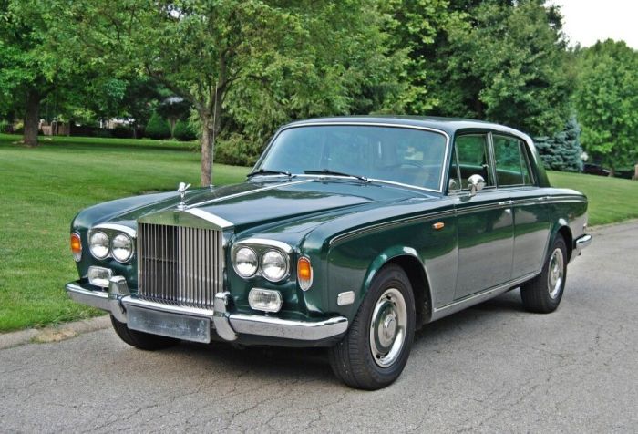 Royce rolls 1974 silver shadow green headliner highlands lhd cars sale