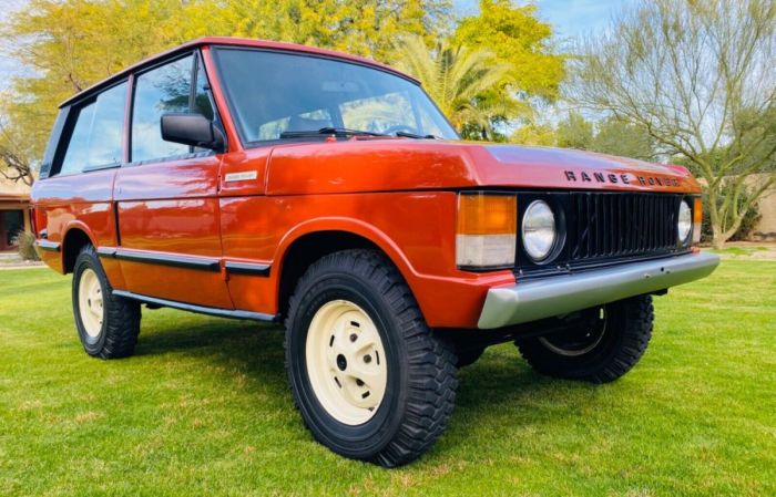 1978 Land Rover Range Rover: A Classic SUVs Legacy