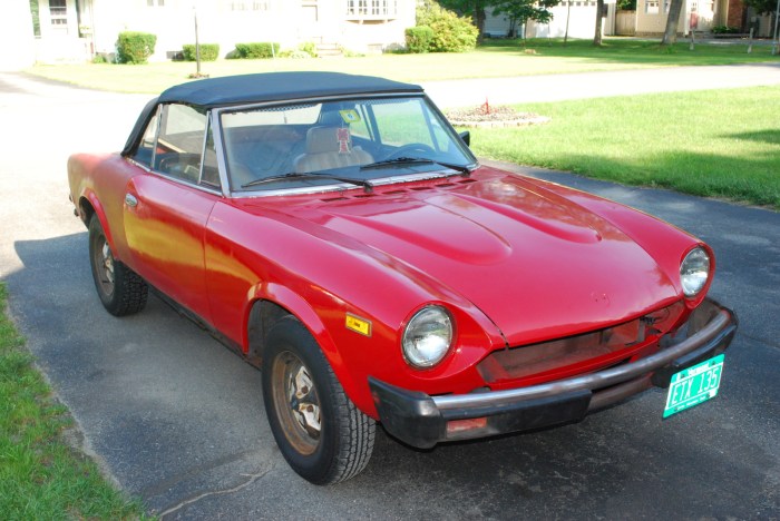 Fiat spider 1979 sport classic