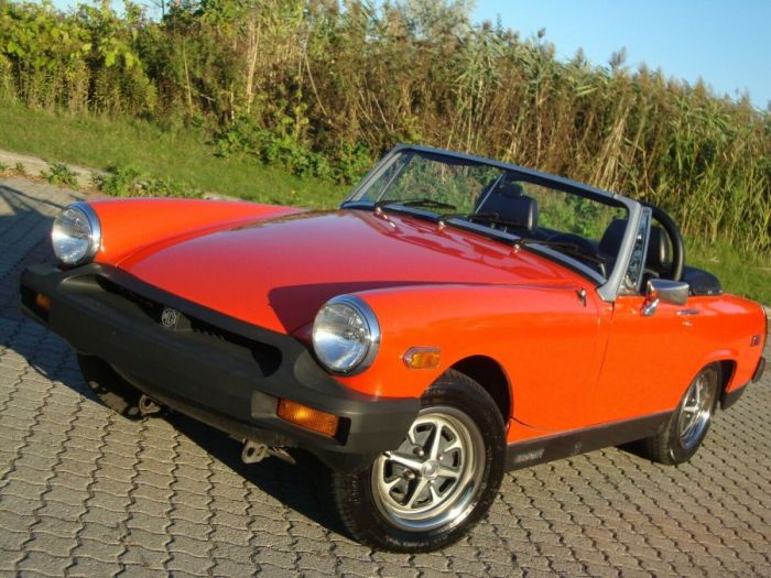 Mg midget yellow 1979 1500 car sale