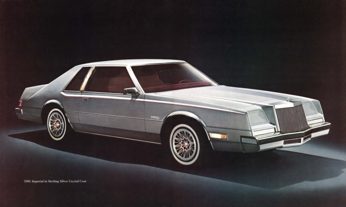 1981 imperial chrysler momentcar