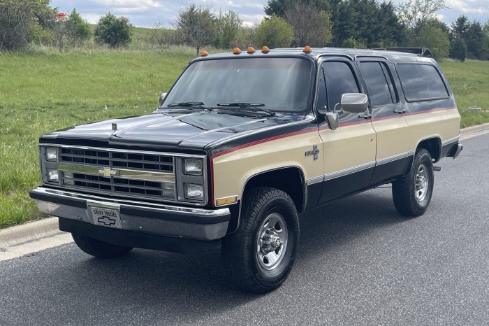 1987 Chevrolet Suburban: A Classic SUVs Legacy