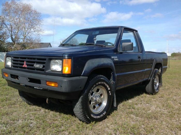 1988 Mitsubishi Mighty Max: A Compact Pickup Truck That Defined an Era