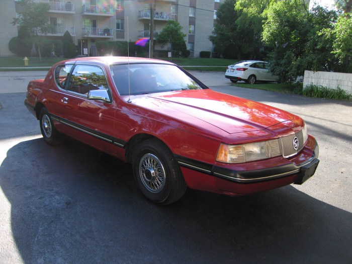 Mercury cougar 1988 model xr sport classic v8 owner rare 0l dual