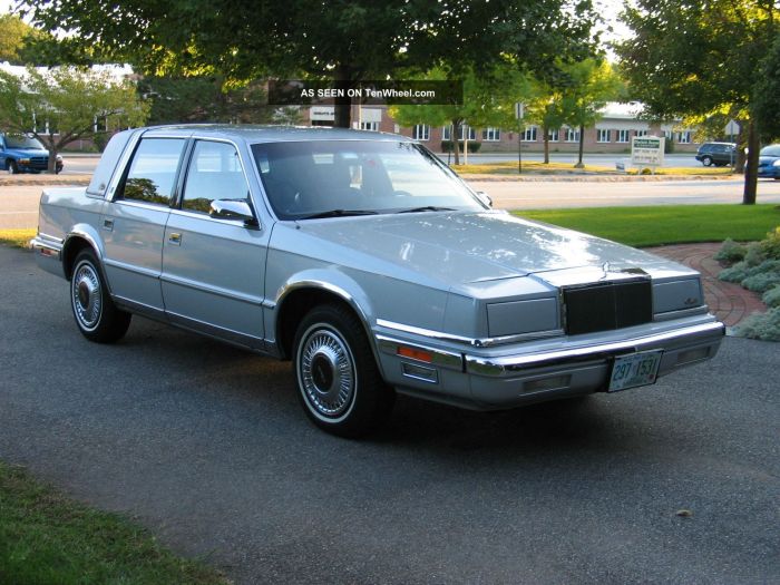 1993 1989 chrysler yorker sedan xiii 1990 imperial autodetective