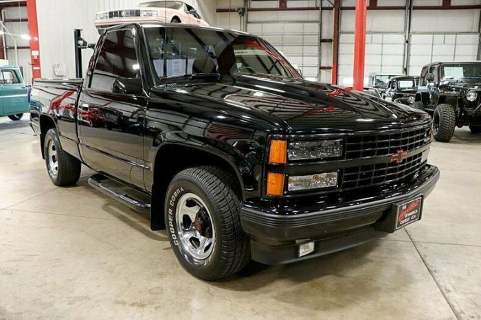 1990 chevrolet 1500 chevy truck pickup sale cars side 4l 502ci v8 step beautiful ideal