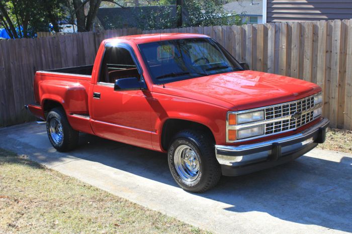 1989 chevy k1500 silverado truck 4x4 chevrolet package 1500 pickup