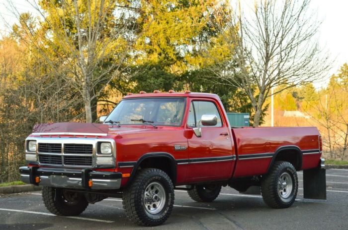 1991 Dodge Ram: A Classic Pickup Truck