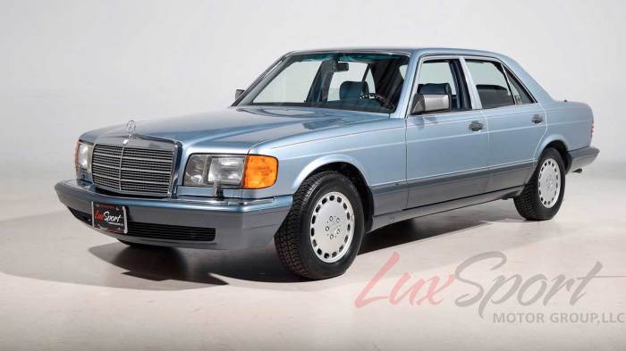 Mercedes benz 300se 1991 w126 green sale germancarsforsaleblog