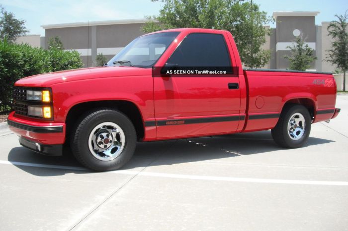 1992 chevy 1500 pickup 454ss chevrolet red mint cars 2040 palm coast florida states united trucks color