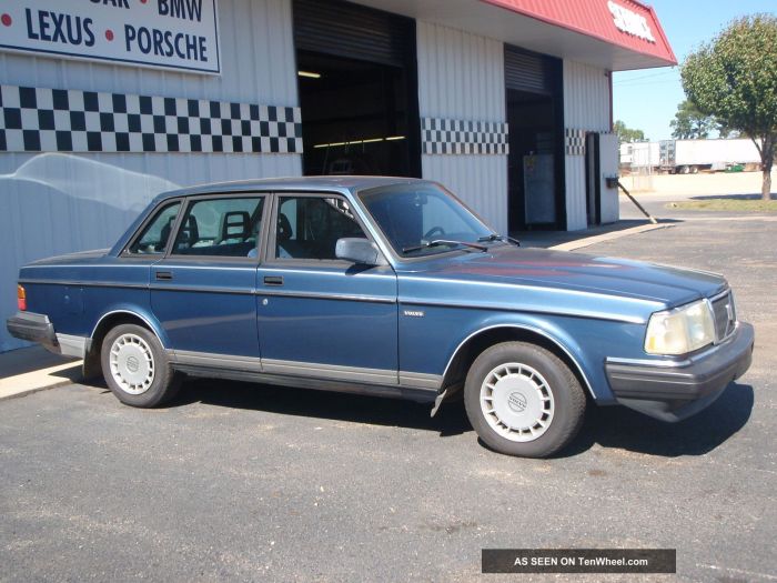 Volvo sedan 1992 roof 3l gl automatic sun door enlarge click