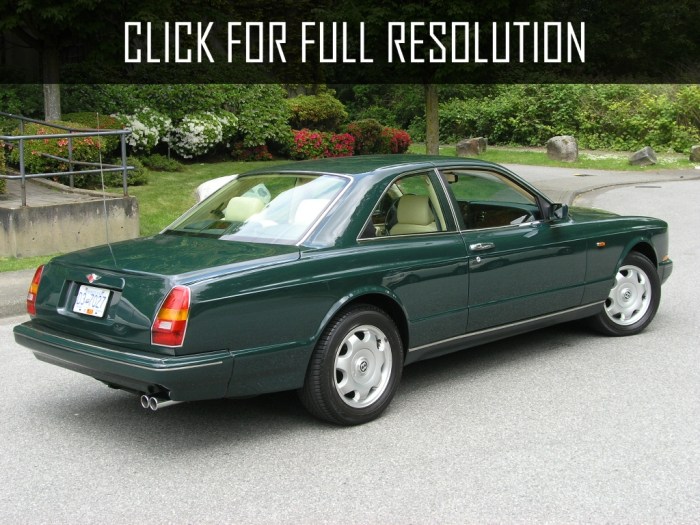 Bentley 1995 sale continental coupe cars dyler