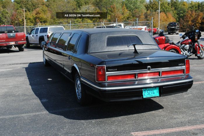 Lincoln town car 1997 limo executive enlarge click