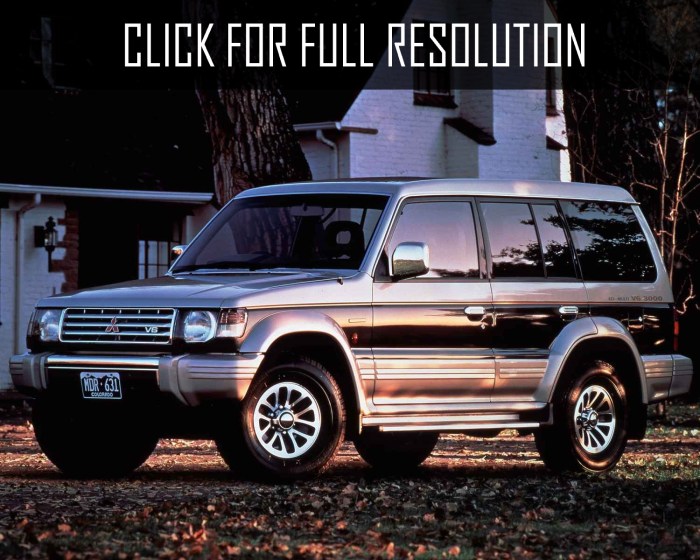 1999 Mitsubishi Pajero