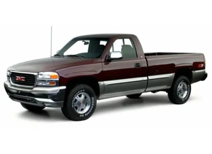 Sierra gmc 2000 cab single