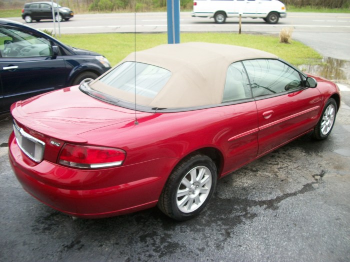 Sebring 2002 chrysler convertible gtc cargurus