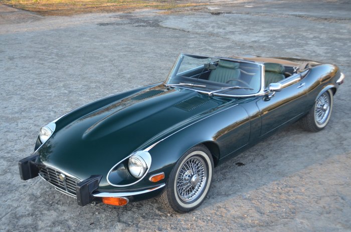 Jaguar 1974 type sale v12 frazier