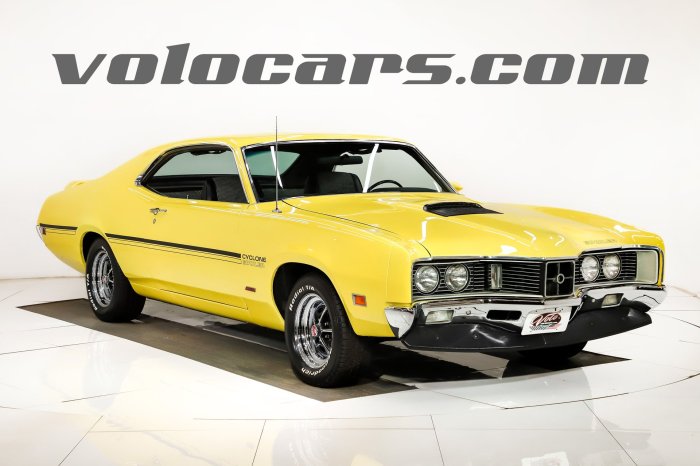 Cyclone spoiler mercury 1970 ground ps v8 disc brakes restored sale speed power sold