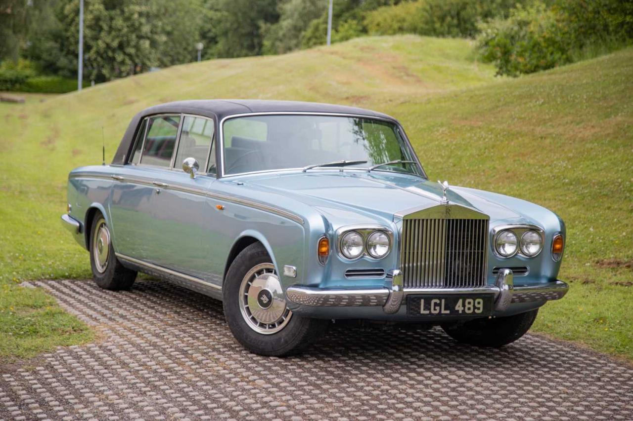 1973 rolls royce shadow silver