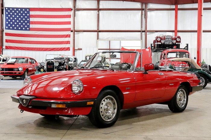 Alfa romeo spider 1987 graduate reserve bat