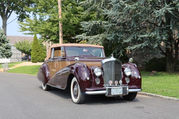 Bentley mark drophead coupe 1952 birmingham foursome