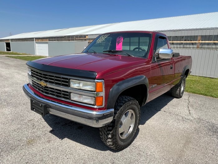 1990 1500 chevrolet pickup chevy truck silverado sport trucks sale barrett jackson saved